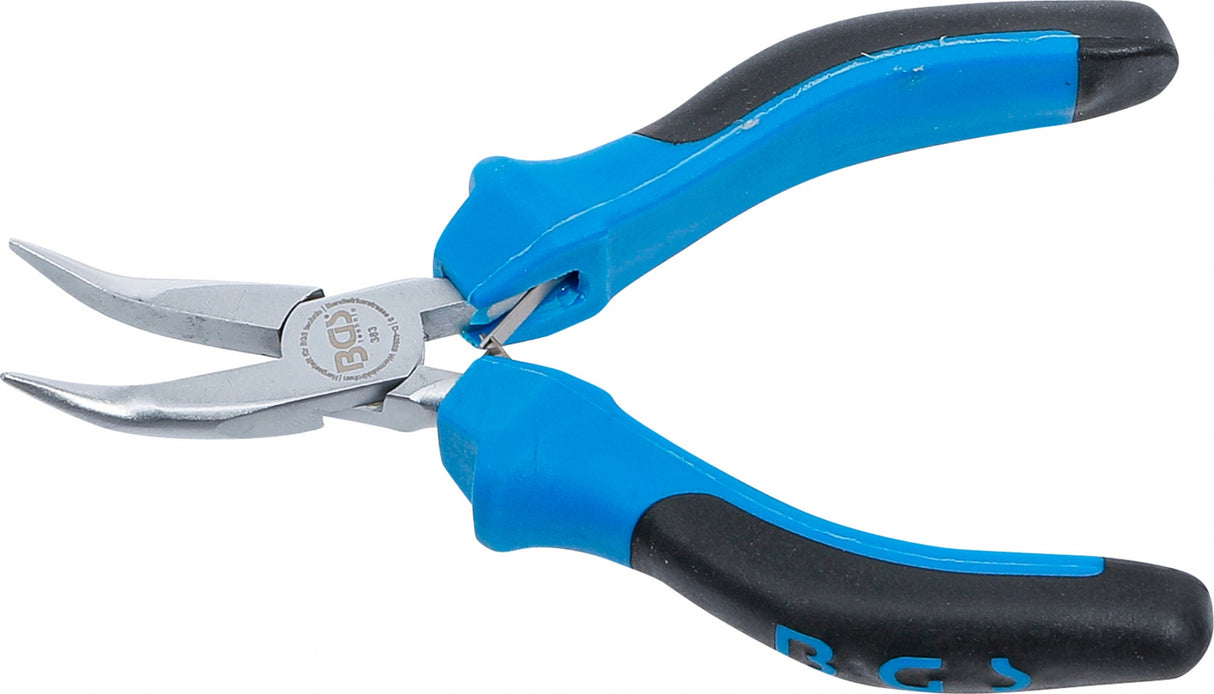 ELECTRONIC LONG NOSE PLIERS | BENT | SPRING LOADED | 138 MM (383)