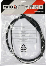 WELDING PLASTIC RODS PP 2,5X5MM 5PCS (YT-82303)