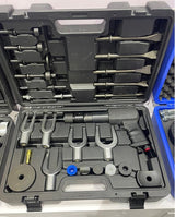 VIBRO / IMPACT CHISEL / PUNCH / REMOVER SET WITH PNEUMATIC HAMMER | 25 PCS. (AH25M)