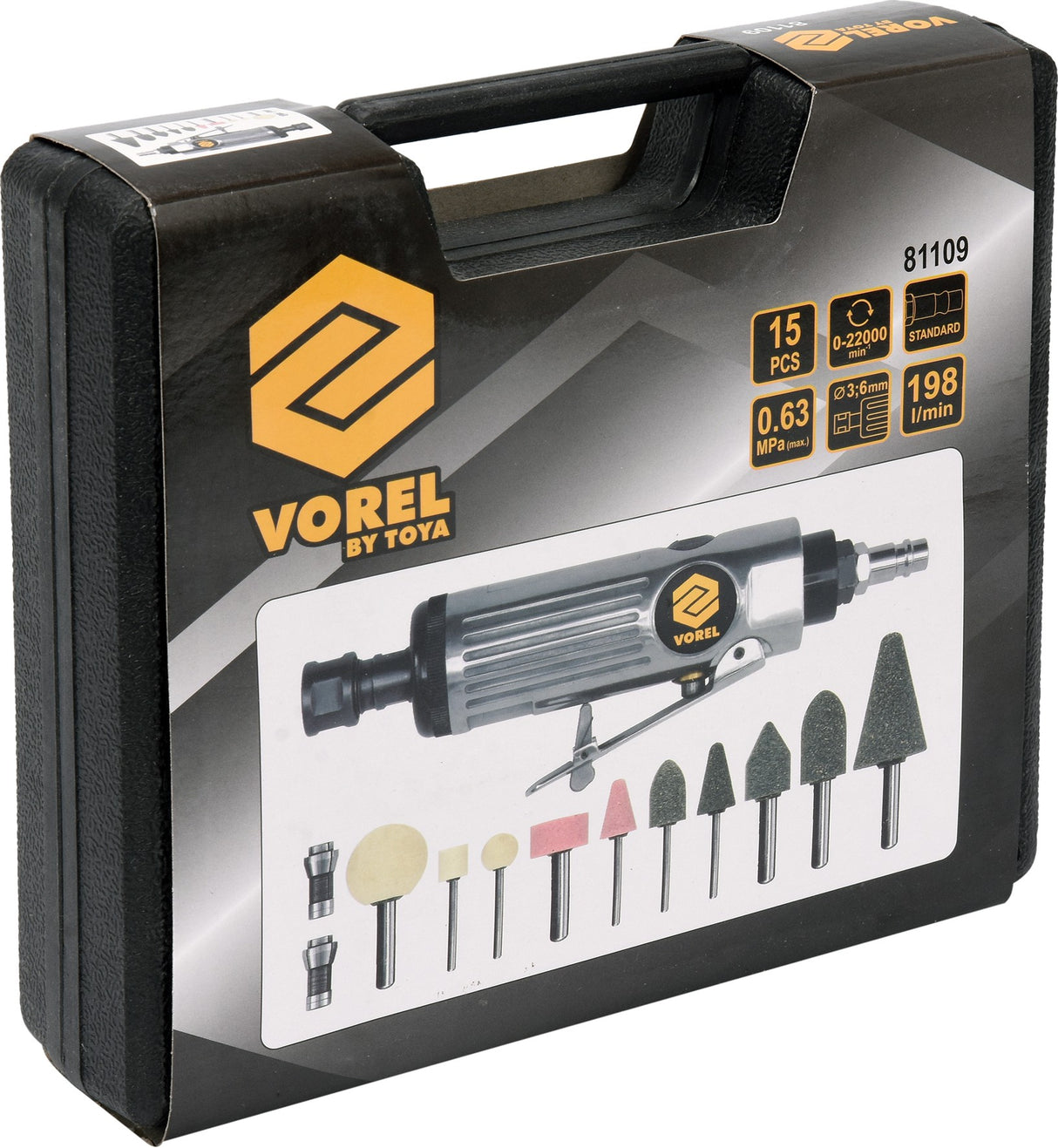 DIE GRINDER KIT 15PCS (81109)