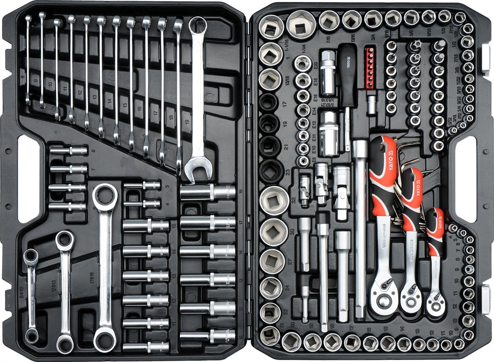 SOCKET SET 1/4", 3/8" & 1/2" 150PCS (YT-38811)