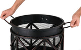 GARDEN STEEL FIRE BASKET 42CM (99702)