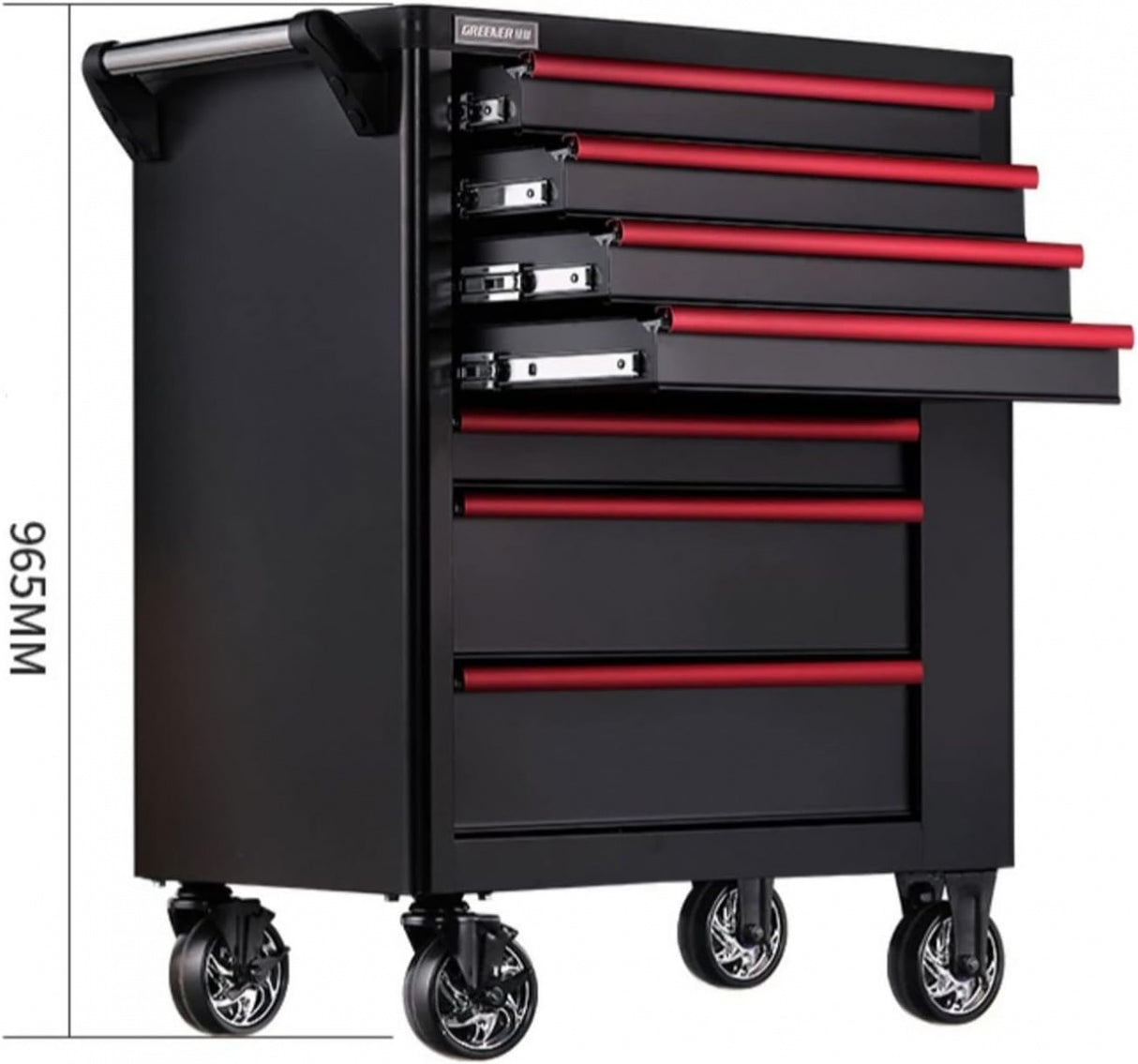 TOOL CABINET ON WHEELS | 7 DRAWERS | 1 SIDE DOOR | EMPTY (SLTC7A)