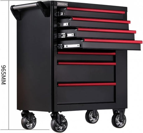 TOOL CABINET ON WHEELS | 7 DRAWERS | 1 SIDE DOOR | EMPTY (SLTC7A)