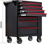 TOOL CABINET ON WHEELS | 7 DRAWERS | 1 SIDE DOOR | EMPTY (SLTC7A)