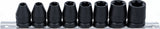 IMPACT SOCKET SET E-STAR | 12.5 MM (1/2") DRIVE | E10 - E24 MM | 8 PCS. (9779)