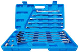 DOUBLE-SIDED RATCHET WRENCH SET | WITH ADAPTERS | LONG TYPE | 8-19 MM | 14 PCS. (SK5004)