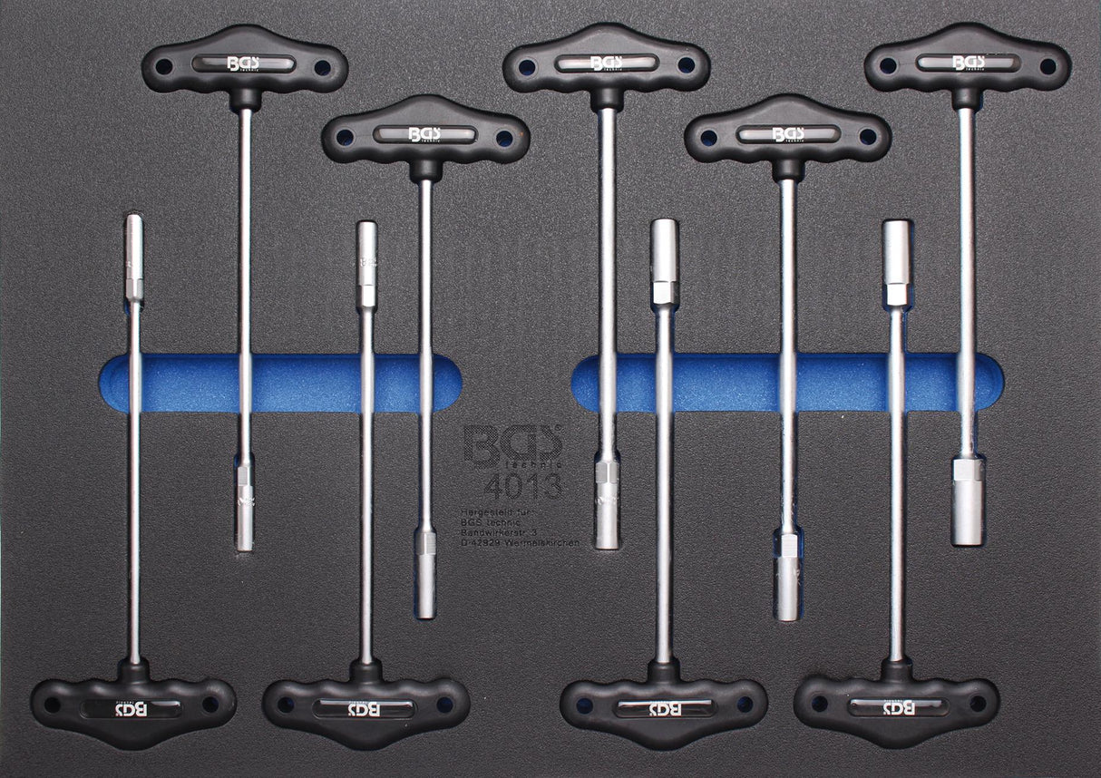 TOOL TRAY 3/3: T-HANDLE SOCKET SET | 9 PCS. (4013)