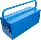 METAL TOOL BOX | EMPTY | 530 X 200 X 200 MM | 5 COMPARTMENTS (33002)
