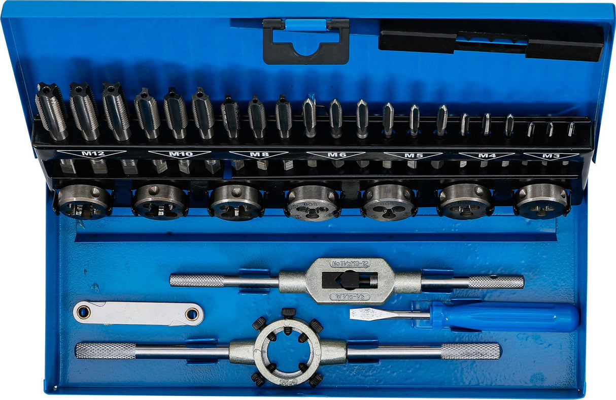 TAP AND DIE SET | M3 - M12 | 32 PCS. (1925)