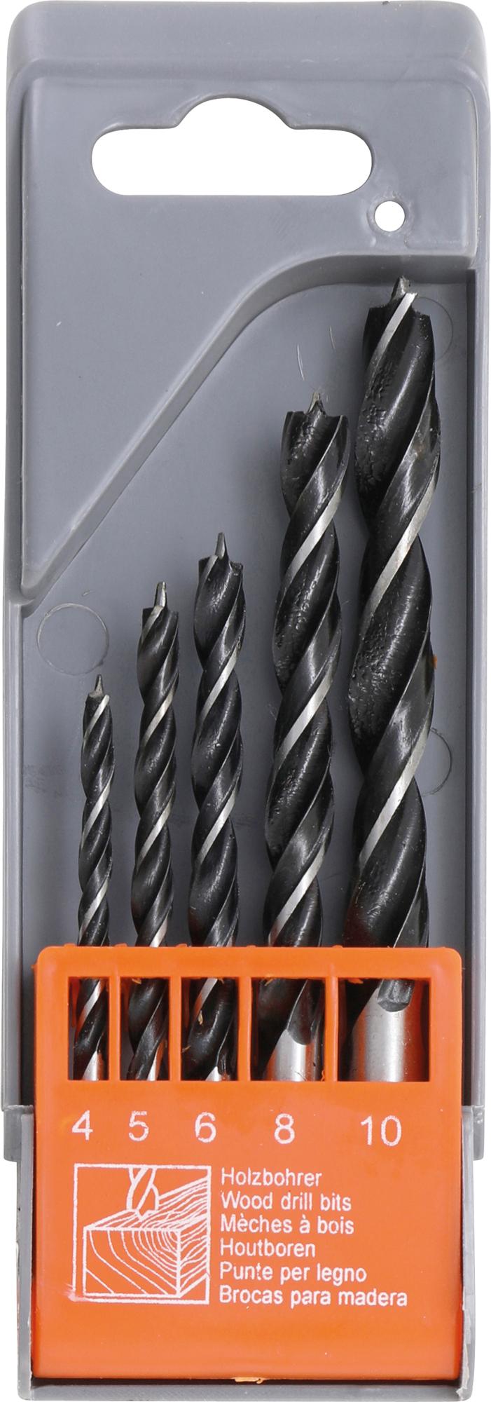 WOOD DRILL SET | 4 - 10 MM | 5 PCS. (2017)