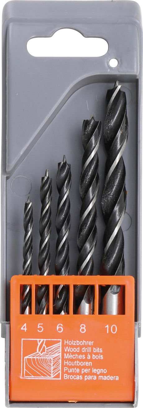 WOOD DRILL SET | 4 - 10 MM | 5 PCS. (2017)