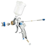 SPRAY GUN WITH ACCESSORIES | HVLP | 600 CM³ | Ø 1.4 MM / Ø 1.7 MM / Ø 2.0 MM (SG600S)