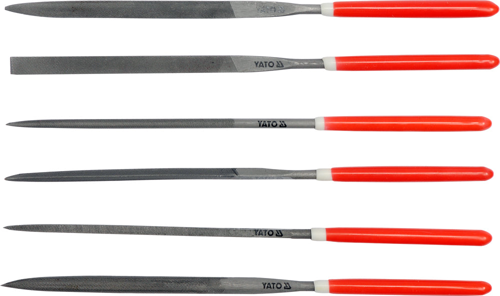 NEEDLE FILE SET 6PCS  3X140X65MM (YT-6160)