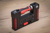 BIT / SOCKET SET | WITH RATCHET SPINNER HANDLE FOR BITS, REVERSIBLE | 38 PCS. (20138)