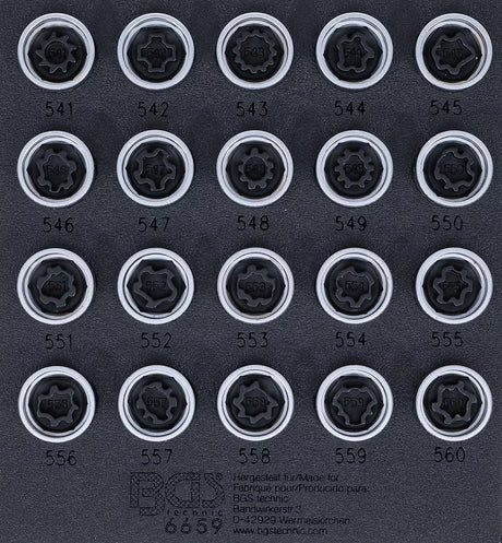 TOOL TRAY 1/6: RIM LOCK SOCKET SET FOR VAG | 20 PCS. (6659)