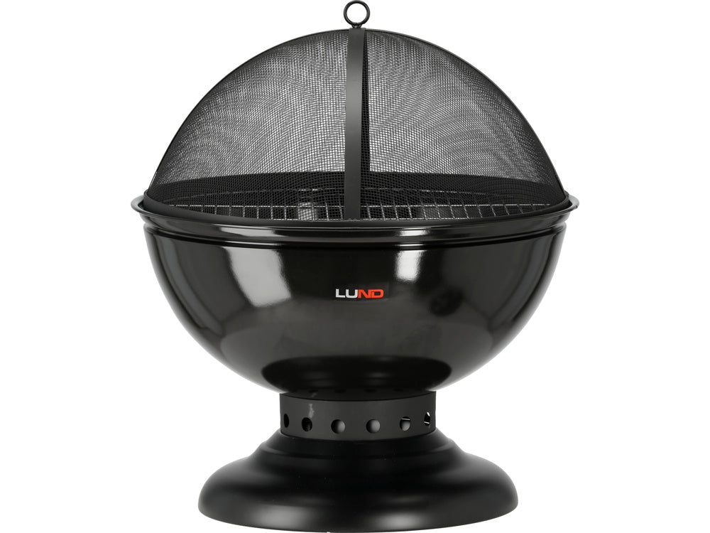 STEEL FIRE PIT WITH GRID 54CM (99717)