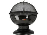 STEEL FIRE PIT WITH GRID 54CM (99717)