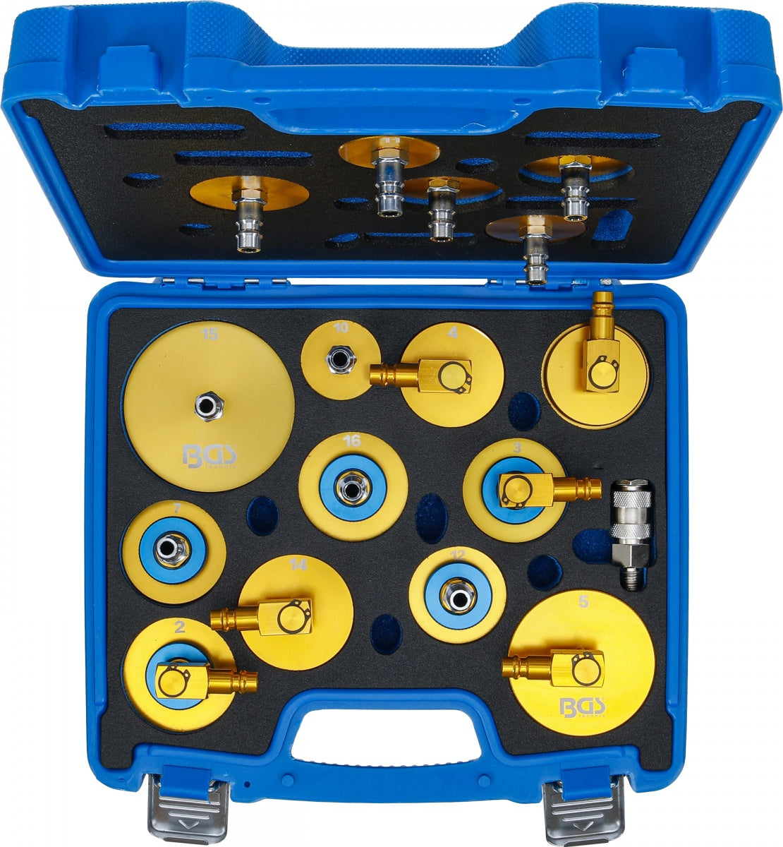 BRAKE BLEEDER ADAPTER SET | 17 PCS. (74664)