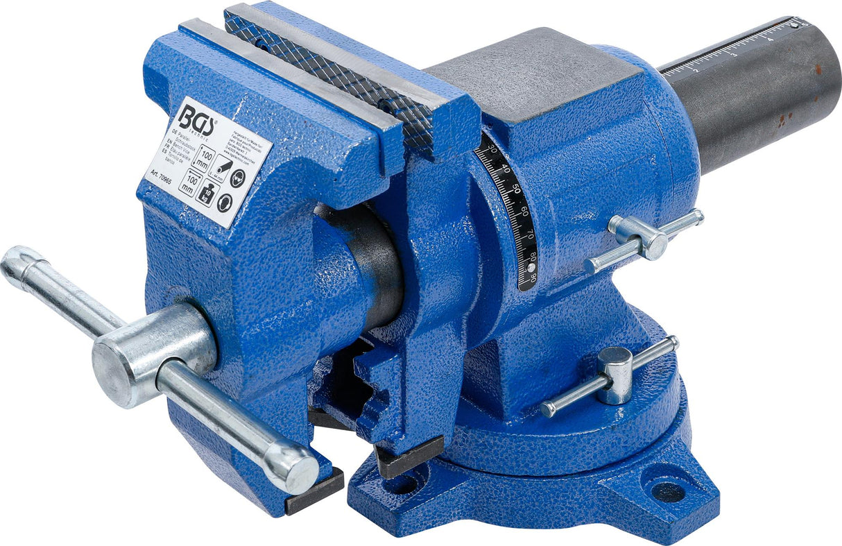BENCH VICE | 100 MM JAWS | ROTATABLE 360° (70965)