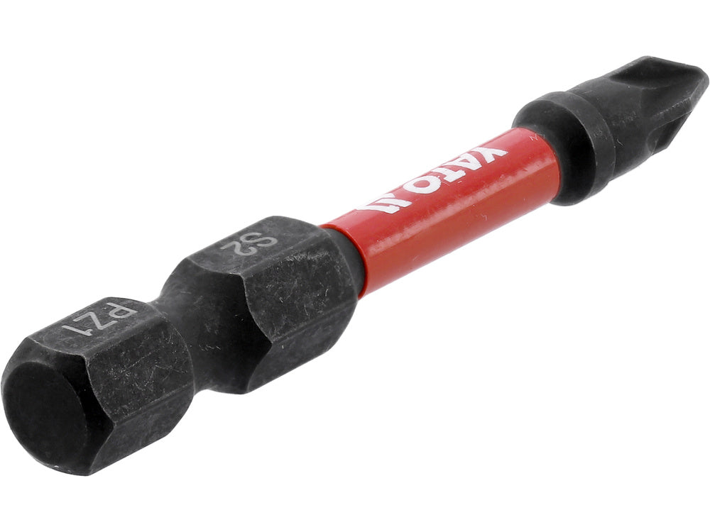 IMPACT SCREWDRIVER BITS 1/4 50MM PZ1 2PC (YT-78043)