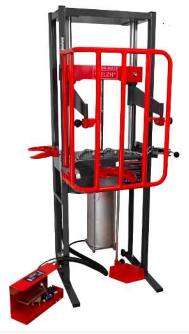 PNEUMATIC STRUT SPRING COMPRESSOR STATION | DOUBLE CYLINDER | WITH SAFETY LOCK | 2000 KG (SP2T)