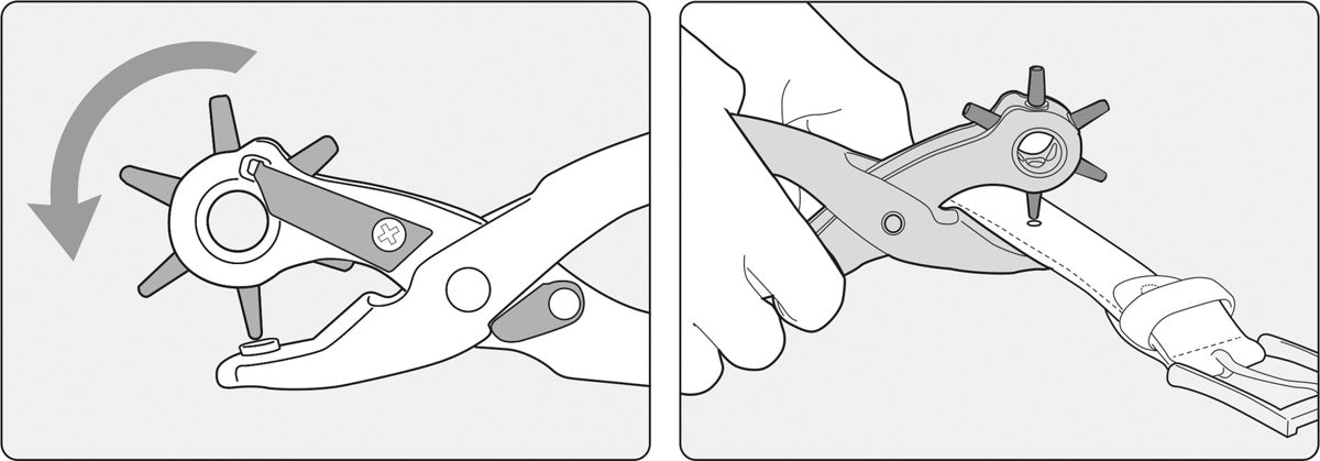 LEATHER HOLE PUNCH 220MM (43600)
