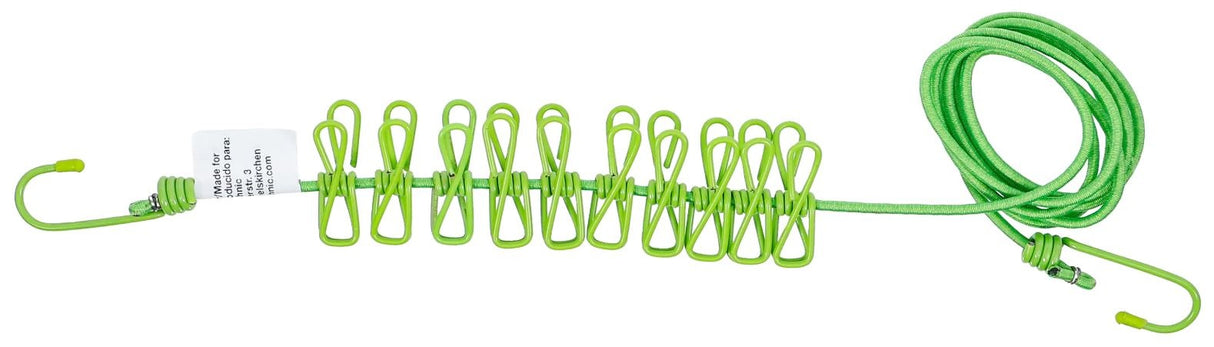 WASHING LINE | FLEXIBLE | 1.9–2.4 M | WITH 10 PEGS (85535)