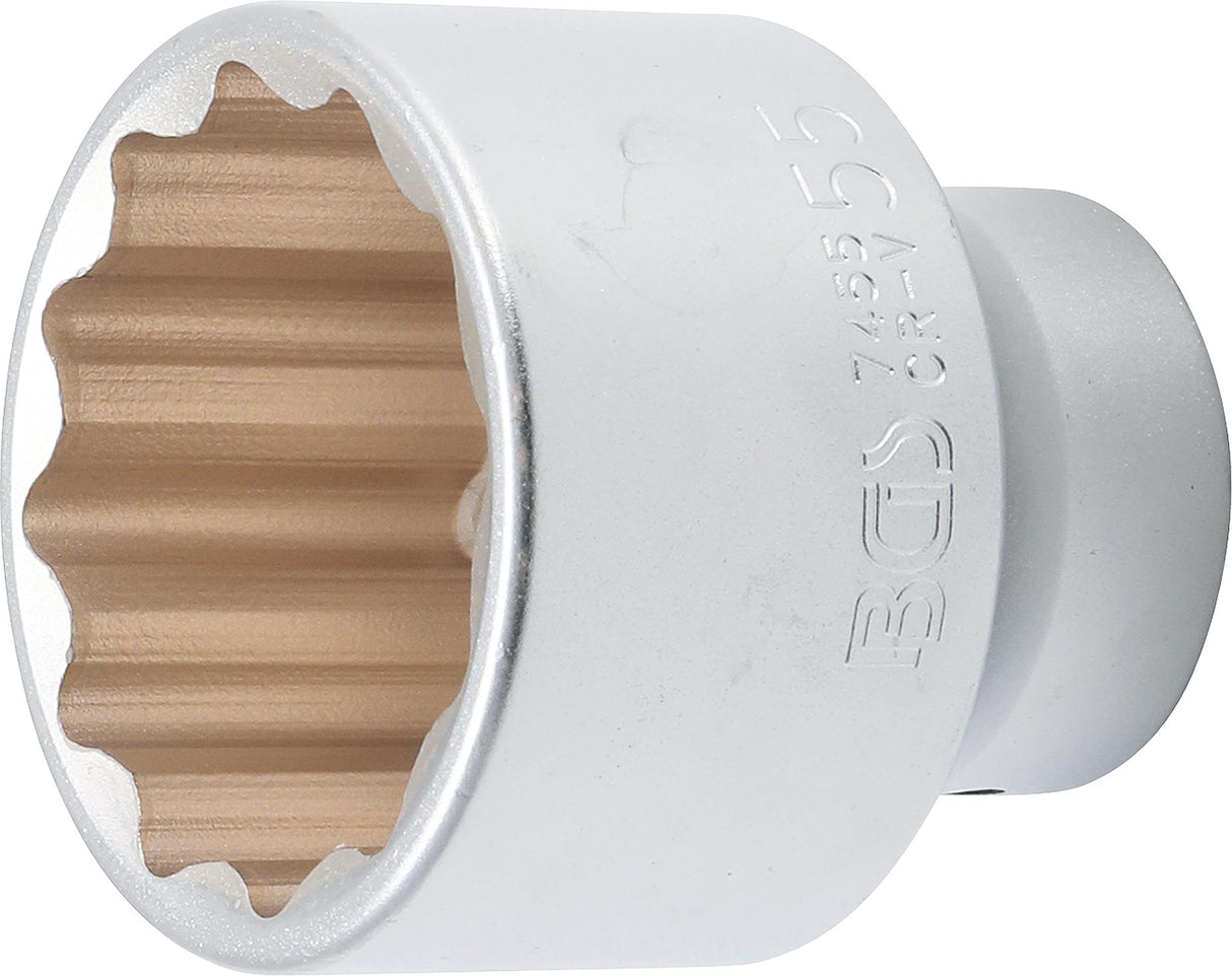 SOCKET, 12-POINT | 20 MM (3/4") DRIVE | 55 MM (7455)