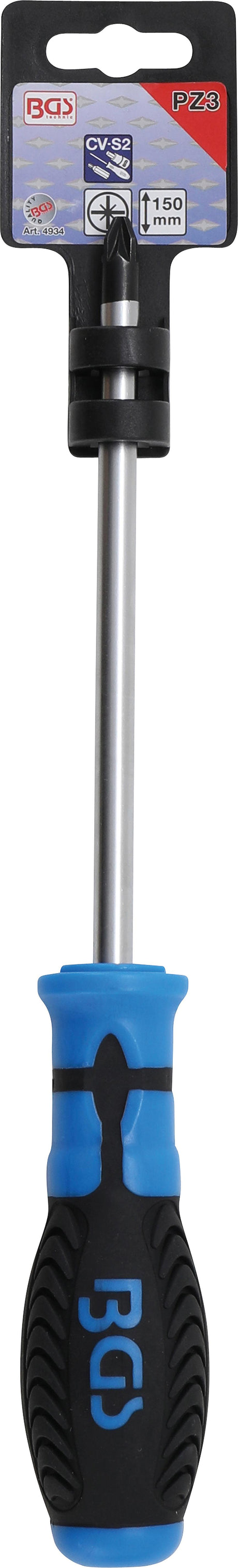 SCREWDRIVER | CROSS SLOT PZ3 | BLADE LENGTH 150 MM (4934)