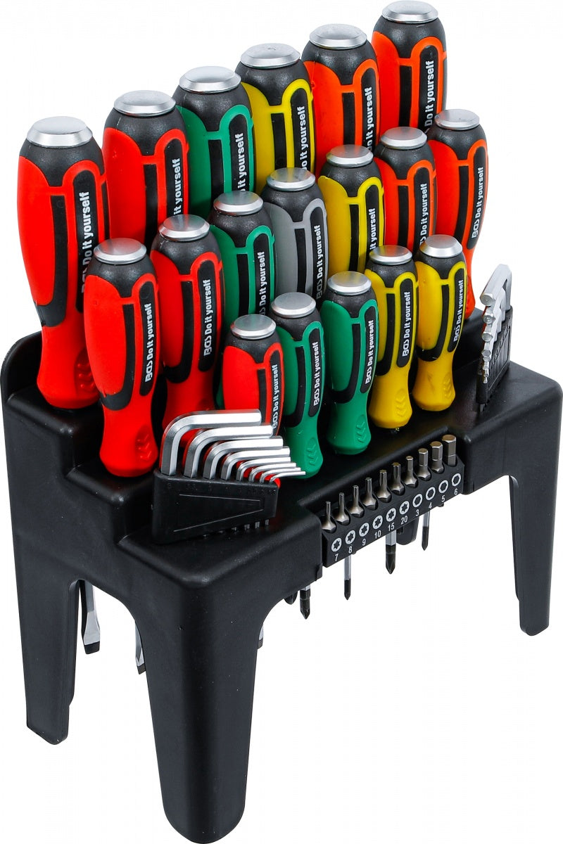 SCREWDRIVER SET | WITH BIT ASSORTMENT | IN A PLASTIC STAND | 44 PCS. (35836B)