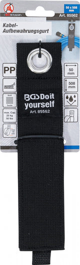 CABLE STORAGE BELT / ORGANIZER | ADJUSTABLE | 50 X 508 MM (85562)