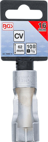 SPECIAL SOCKET, SLOTTED | 10 MM (3/8") DRIVE | 16 MM (70988-16)