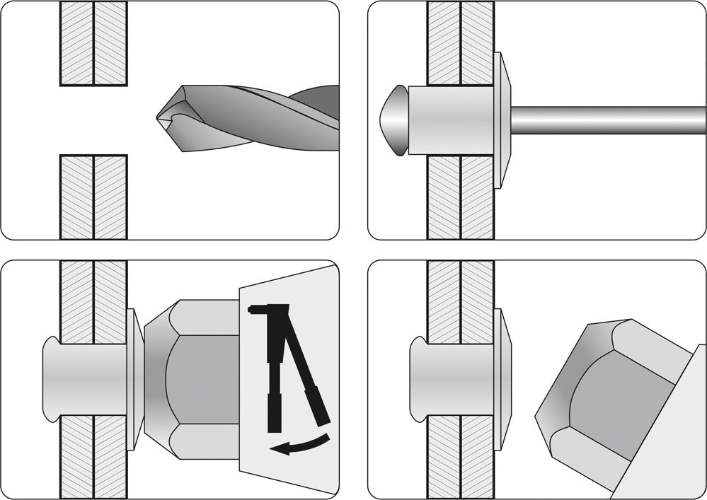 HAND RIVETER /ROUND HEAD/ (70100)