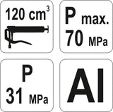 GREASE GUN 120CC (YT-0701)