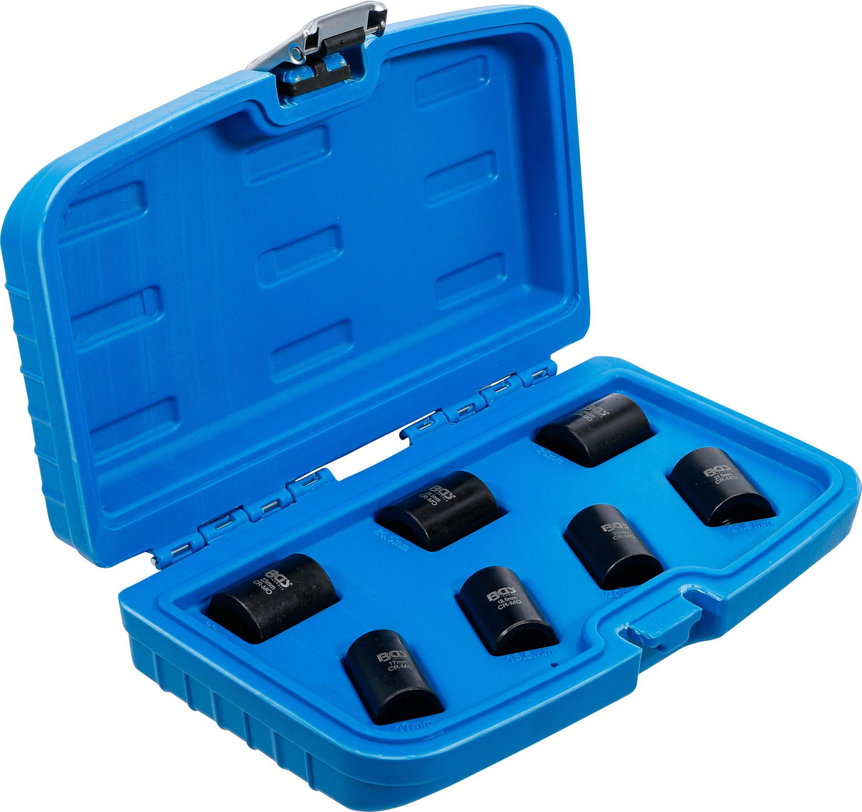 TWIST SOCKET SET (SPIRAL PROFILE) / SCREW EXTRACTOR | 12.5 MM (1/2") DRIVE | 17 - 26 MM | 7 PCS. (5291)