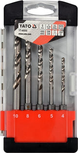 5PCS TWIST DRILL HSS6542 SDS PLUS SHANK (YT-40050)