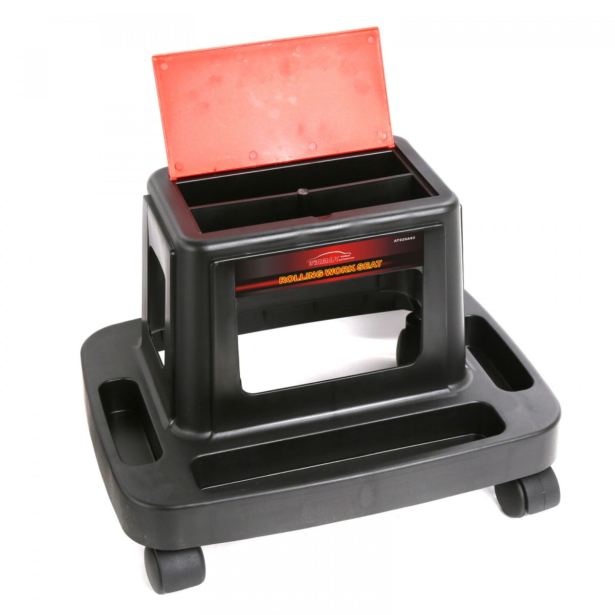 STOOL WITH WHEELS | WITH TRAY AND STORAGE BOX (W85025)
