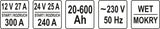 BATTERY CHARGER, JUMP START.20-600AH (YT-83060)
