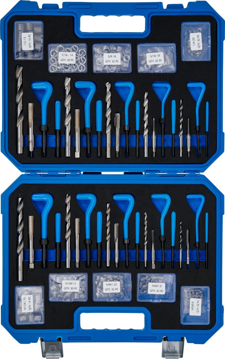 THREAD REPAIR KIT | METRIC / IMPERIAL | M5 - M12, 1/4" - 1/2" | 320 PCS (9483)