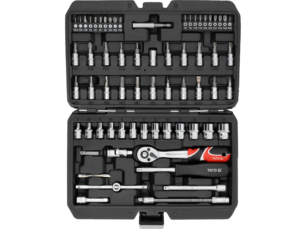 TOOL SET 1/4" 68PCS (YT-14502)