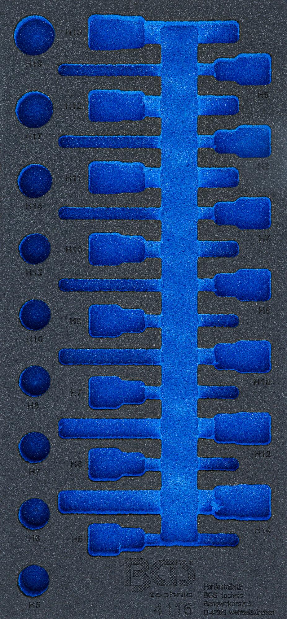 TOOL TRAY 1/3 | EMPTY | FOR BGS 4116 (4116-1)