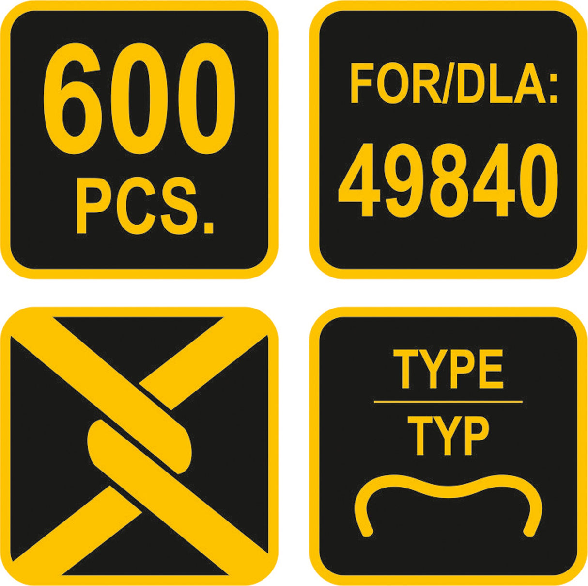 STAPLES "TYPE E" FOR MESH PLIERS (49841)