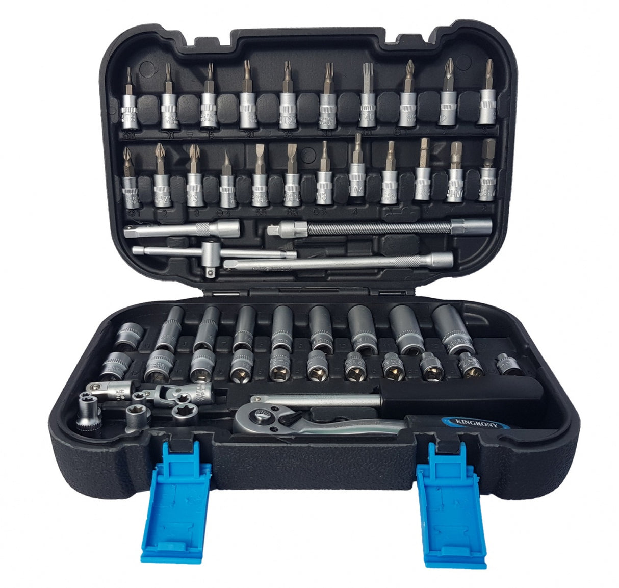 SOCKET AND RATCHET SET | 6.3 MM (1/4") | 56 PCS. (KR141056)