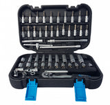 SOCKET AND RATCHET SET | 6.3 MM (1/4") | 56 PCS. (KR141056)