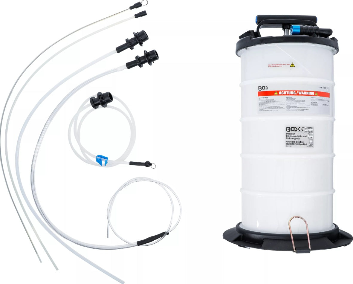 AIR BRAKE BLEEDING AND OIL EXTRACTION UNIT - PNEUMATIC AND MANUAL (3155)