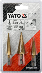 3PCS STEP DRILLS (YT-44731)