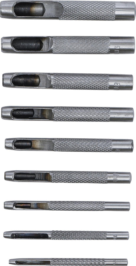 HOLLOW PUNCH SET | 2.5 - 10 MM | 9 PCS. (50619)
