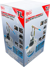 TRANSMISSION OIL FILLING TOOL WITH HAND PUMP | WITH RETURN SYSTEM | WITH 8 ADAPTORS | 7 L (9991)