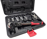 SET OF INSERTED WRENCHES | SWIVEL HEAD | RATCHETING | 8 - 19 MM | 8 PCS. (RW8SA)